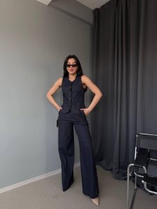 3608 - Jeans Set, Vest and Pants