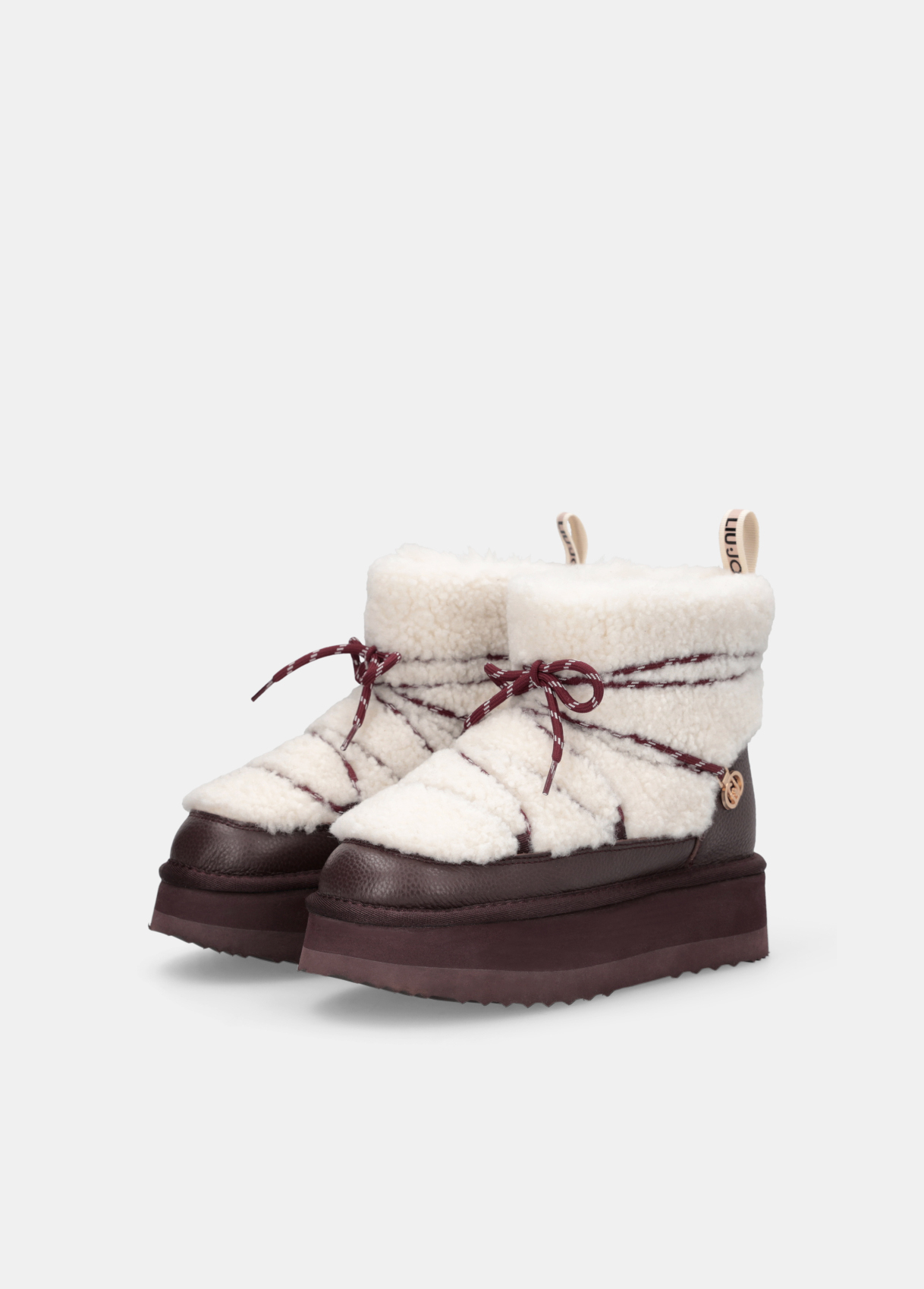 LJ08000 - (-30%) Liu Jo Warm Lace-up Ankle Boots