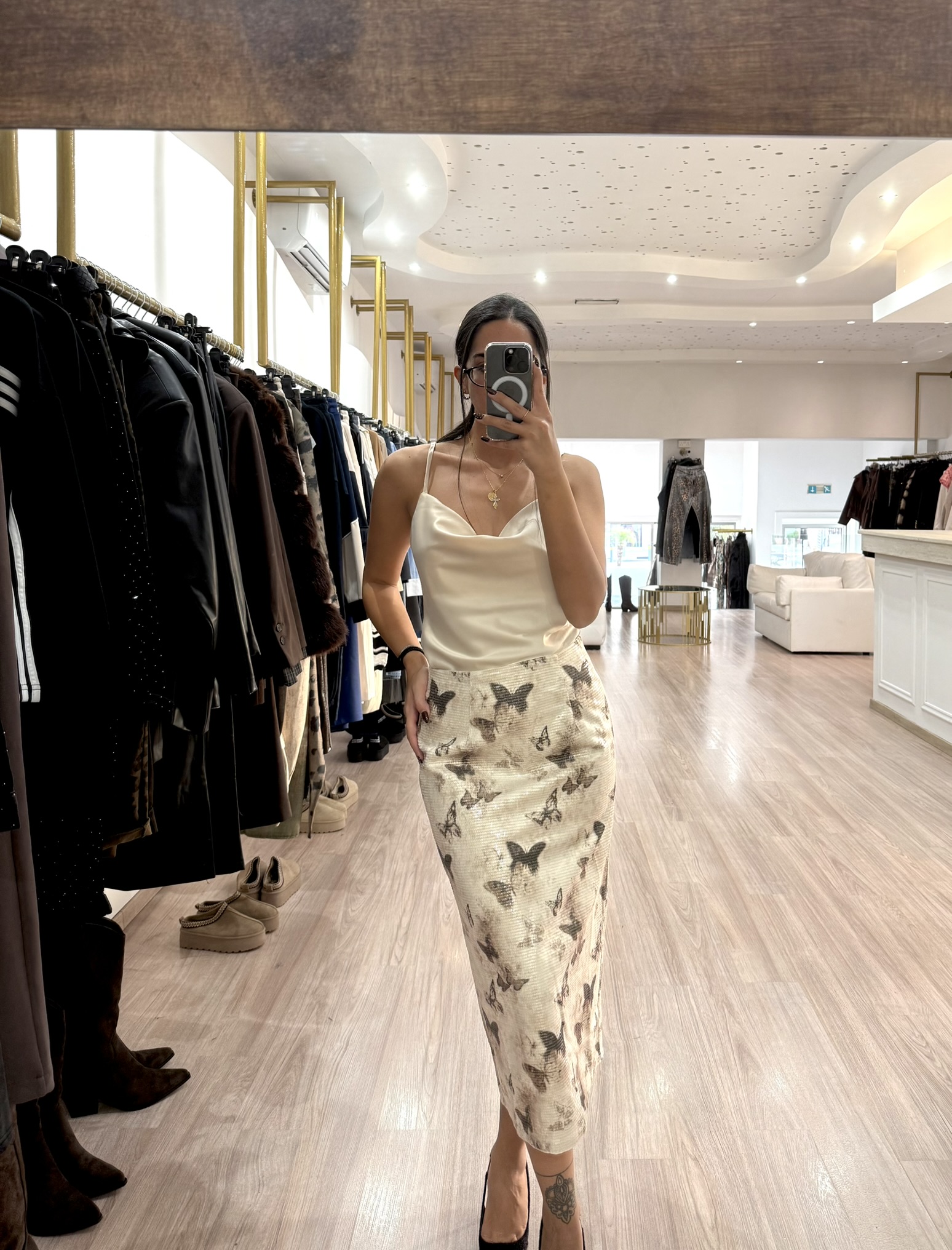 5175 - Midi Sequin Skirt - Image 3