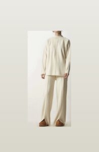 3837 - Knitted Set (Grey, Green, Black & Ecru)
