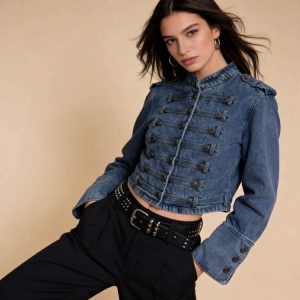 9061 - Cropped Denim Jacket