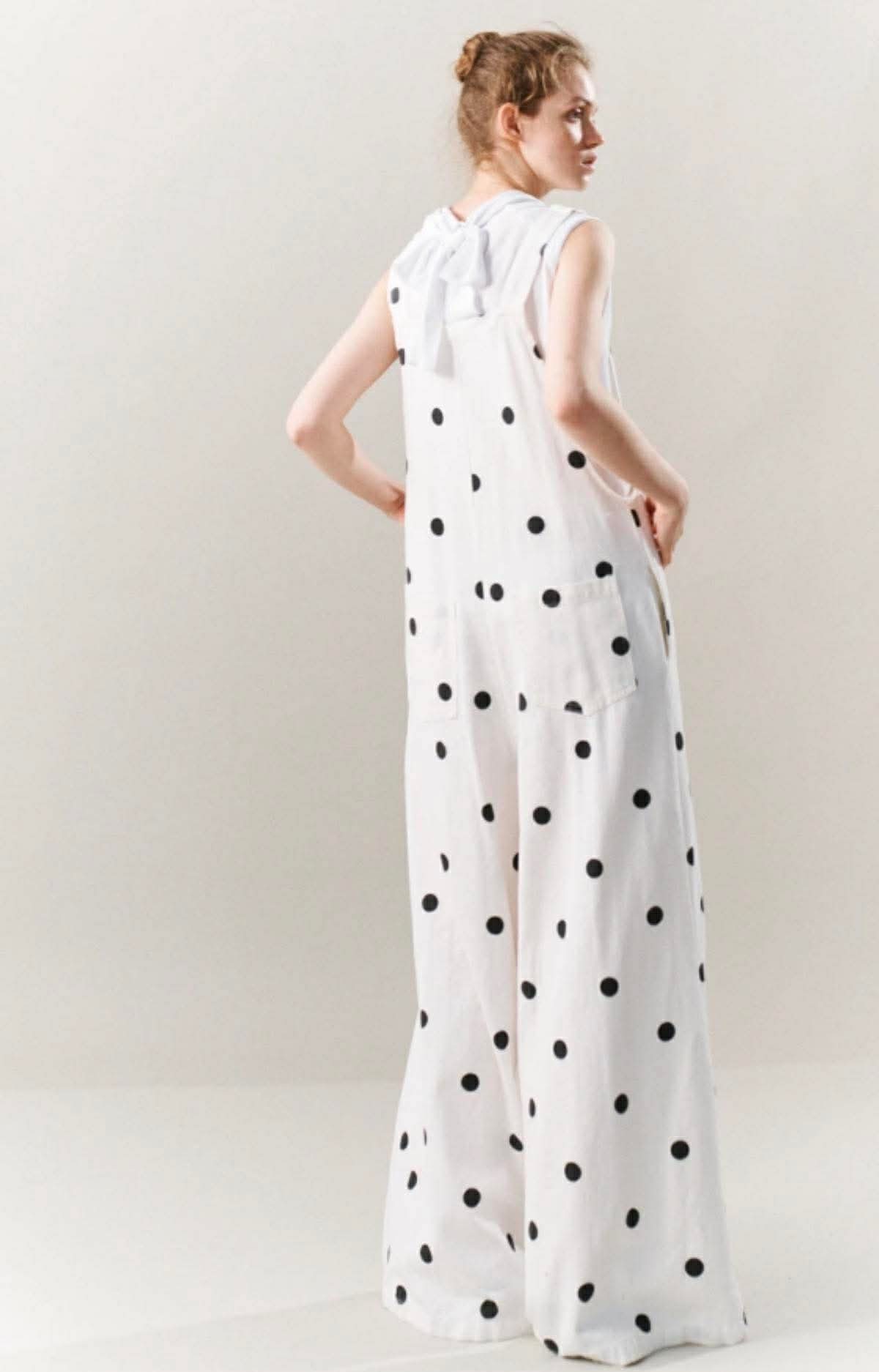 0363 - Lumina Polka Dot Print Salopette - Image 2