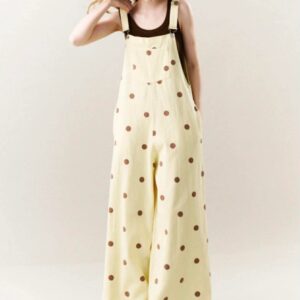 0361 - Lumina Polka Dot Print Salopette