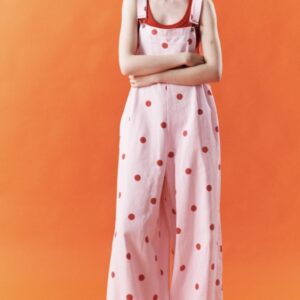 0362 - Lumina Polka Dot Print Salopette