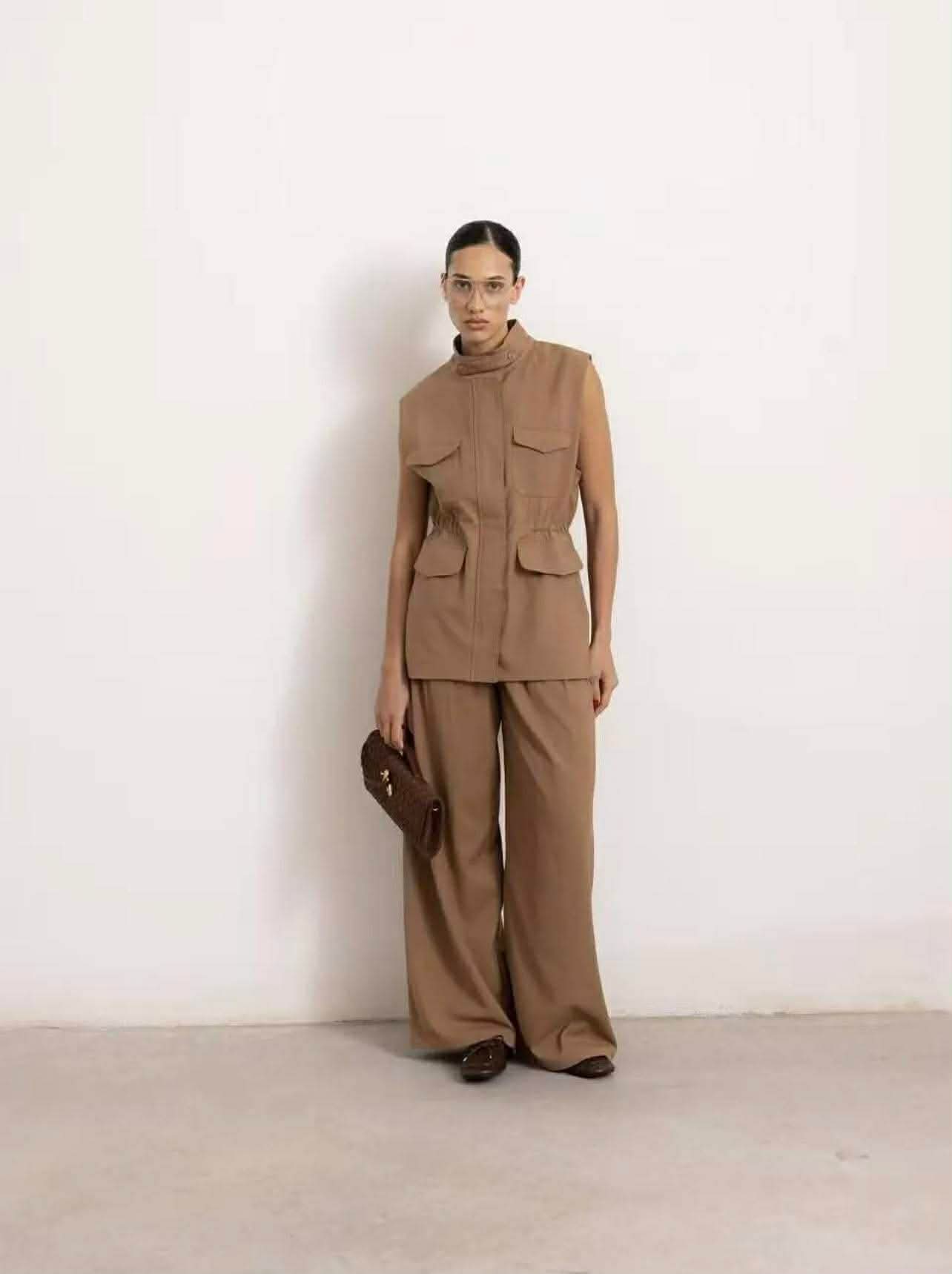 3970 - Tailored Sleeveless Set - Image 3
