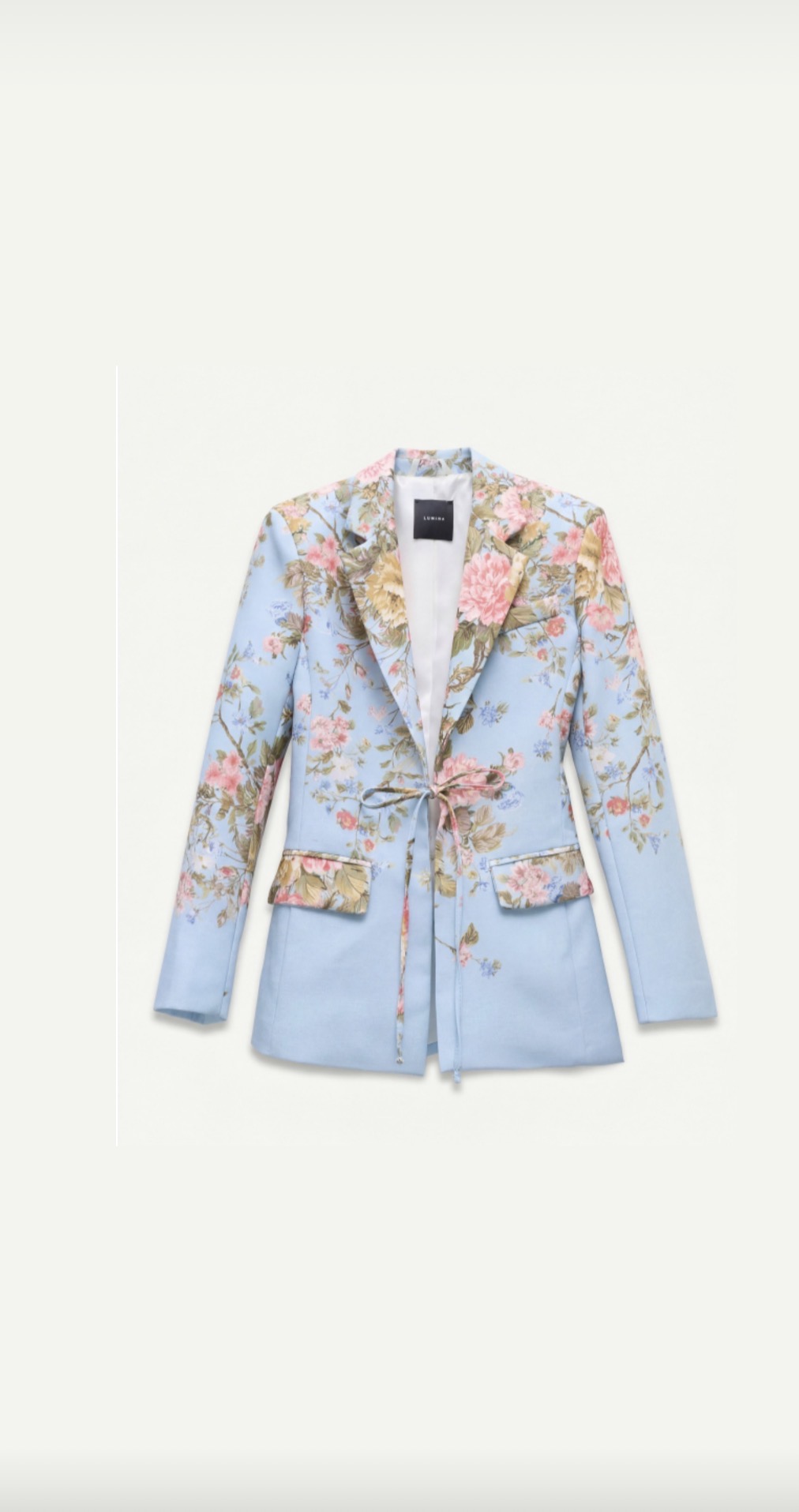 0390 - Lumina Floral Print blazer