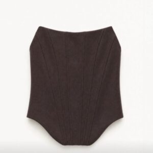 0563 - Lumina brown corset