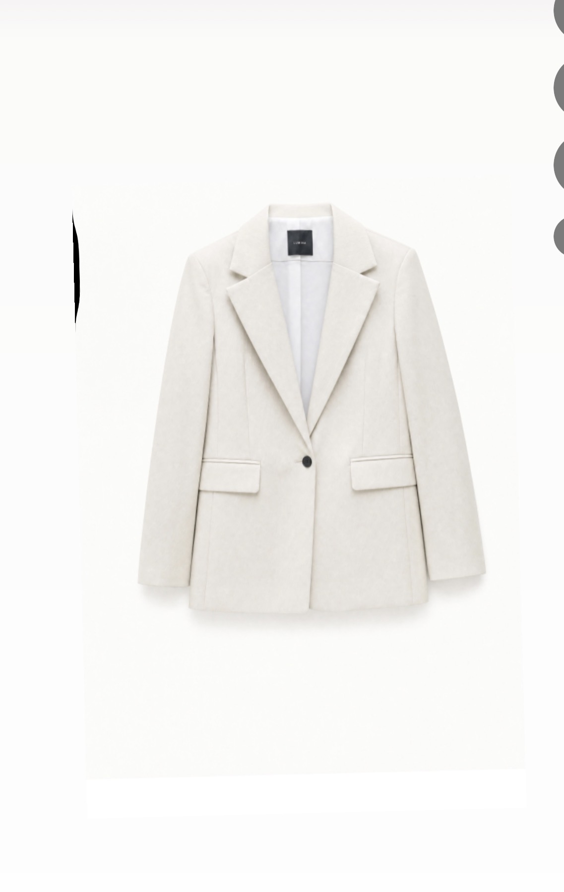 0640 - Lumina ecru blazer