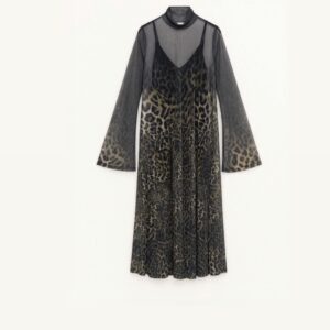 0656 - Lumina black/green dress